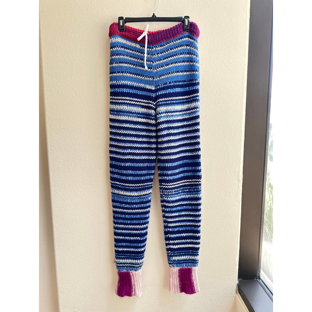 RARE knit adjustable multicolor pant
